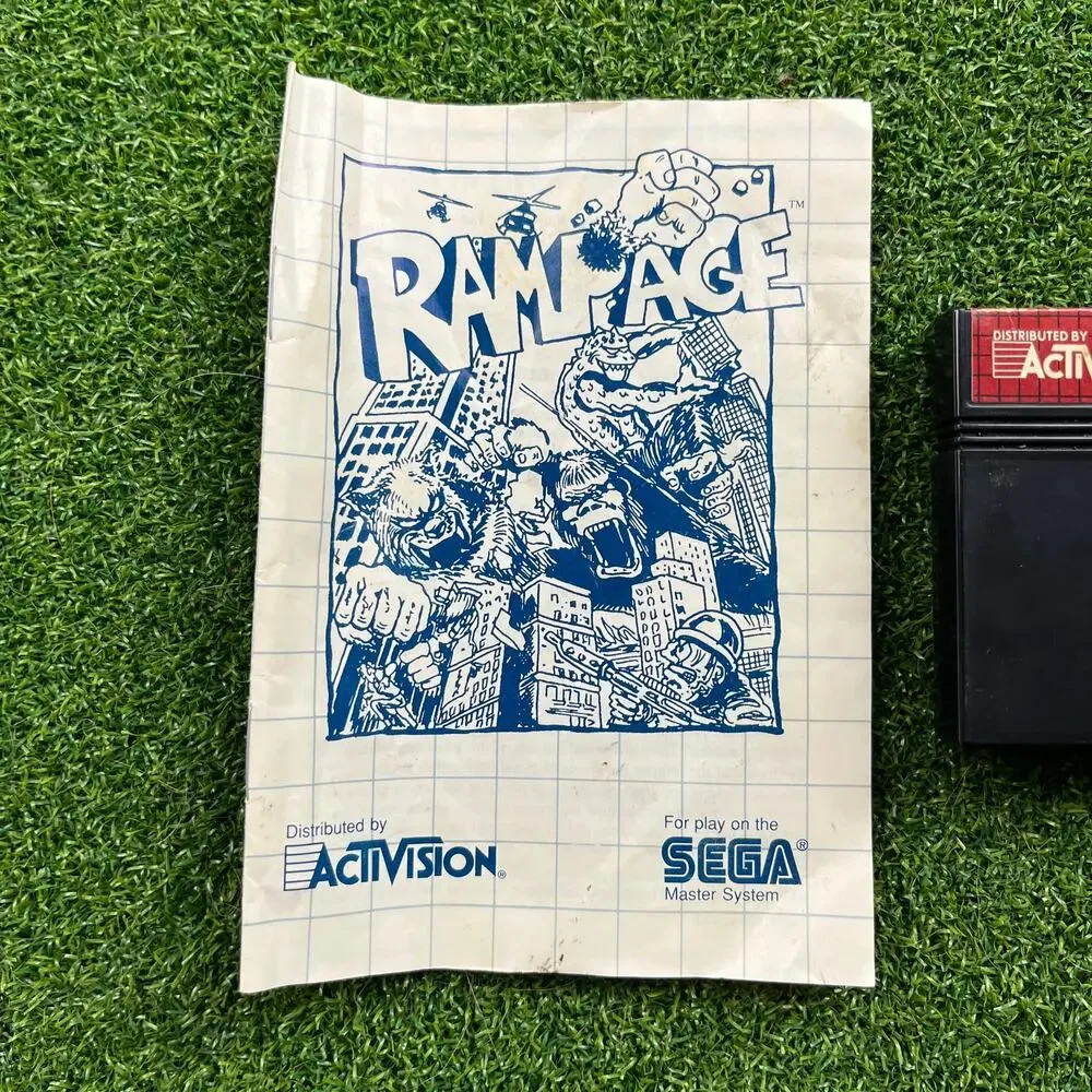 Rampage (Sega Master System , 1988 ) Complete CIB